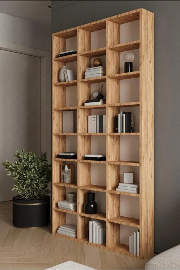 24 RAFLI ÇOK AMAÇLI DOLAP - KİTAPLIK 